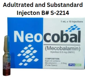 Adulterated and Substandard Injection Neocobal