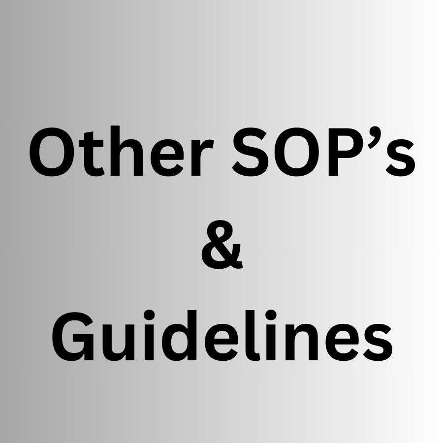 Others SOP and Guidelines